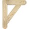 Ekena Millwork Traditional Craftsman Rough Sawn Bracket, Douglas Fir, 4"W x 20"D x 24"H BKT04X20X24TRA04RDF - alternate 3